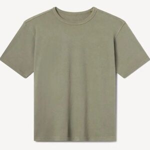 1045. Buck Mason Toughknit Classic Tee | Color: Lichen Stone